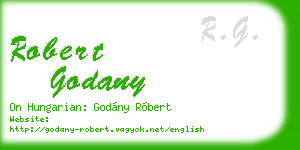 robert godany business card